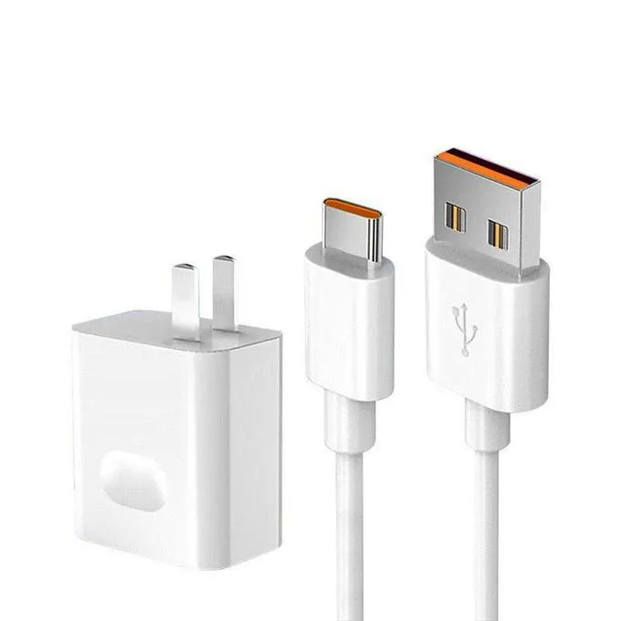 100W USB Wall Charger with Type-C Cable - White - 1