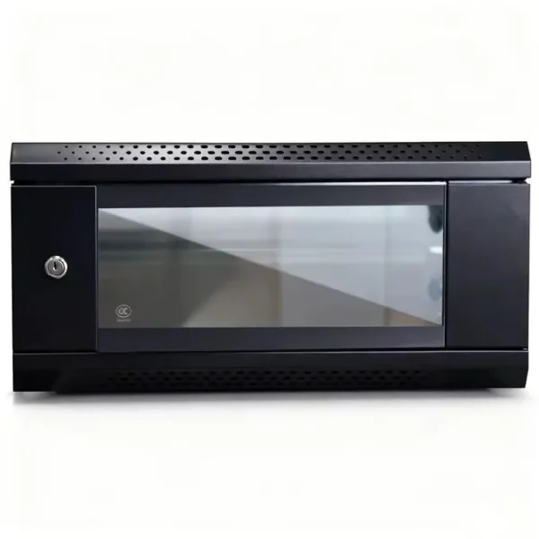 Camera New Safe CCTV 2U wall mount cabinet rack - Black - 1