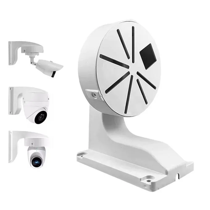 Dome CCTV Camera Bracket Waterproof Wall Mount Junction Box - White - 1