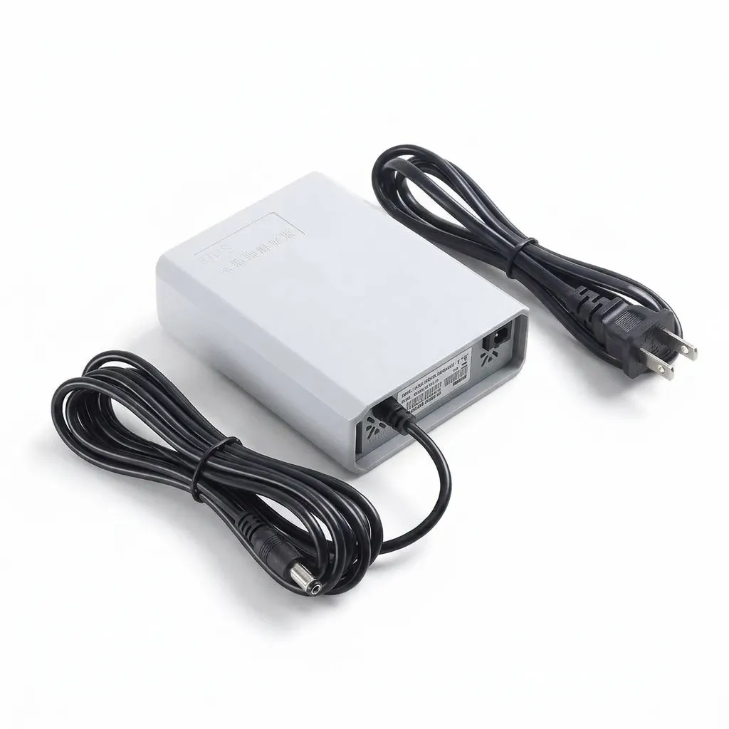 Mini UPS Battery Power Backup for CCTV camera and Router - Black - 2