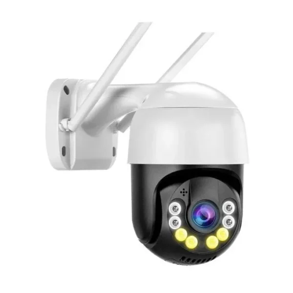 PTZ WiFi Camera Outdoor 4MP IP Security Camera Pan Tilt - White - 1