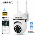 PTZ WiFi Camera IP Security Camera Pan Tilt - White - 1